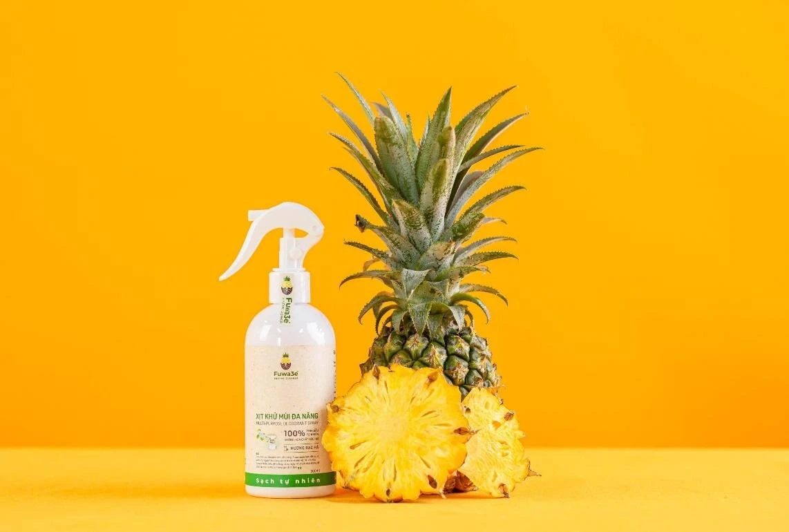 Conheça a startup que transforma cascas de abacaxi em produtos de limpeza