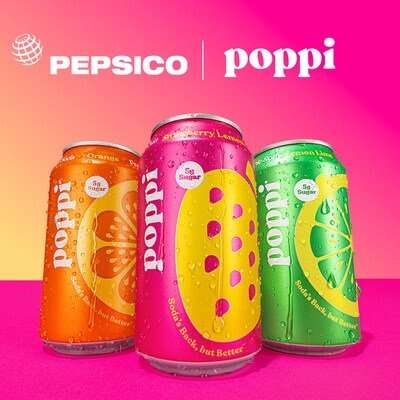 PepsiCo anuncia que comprará Poppi por quase US$ 2 bi para reforçar portfólio de bebidas saudáveis