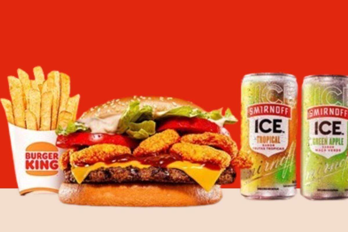 Burger King dará refill de Smirnoff Ice grátis em ação no Carnaval