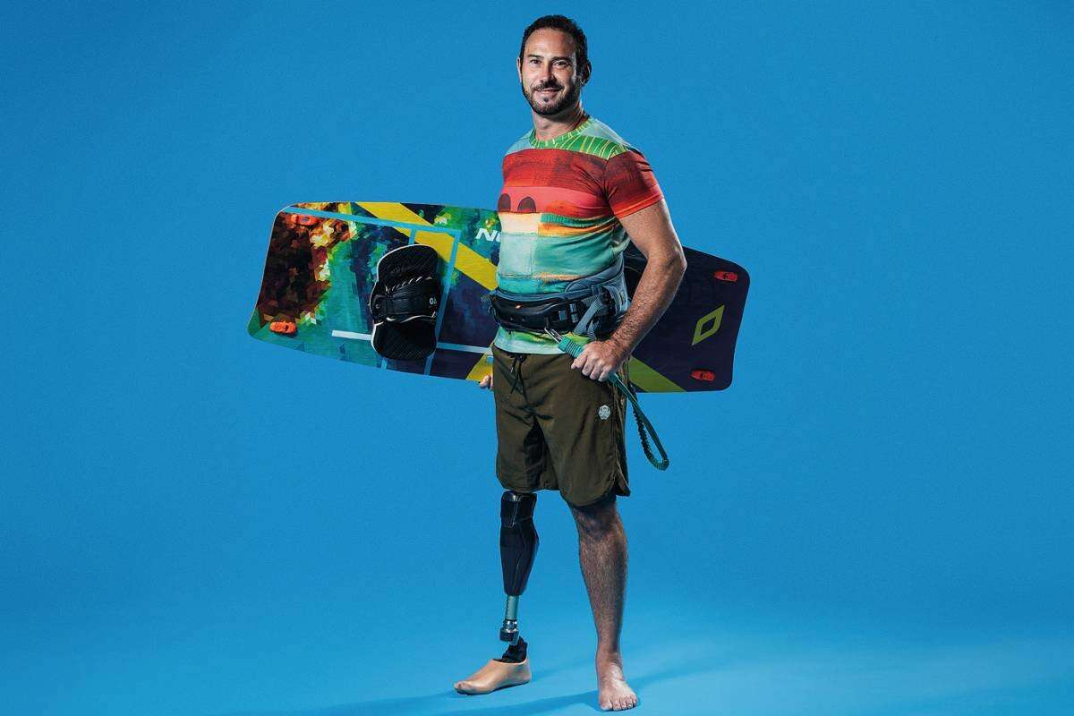 Mais que um hobby, o kitesurf trouxe liberdade para André Cintra, presidente do conselho da Amend