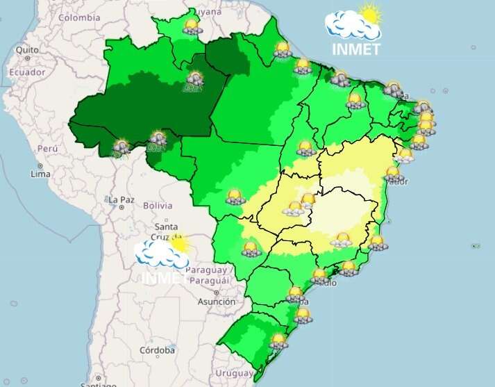 Chuvas intensas e ventos fortes: capitais devem registrar mudanças no tempo