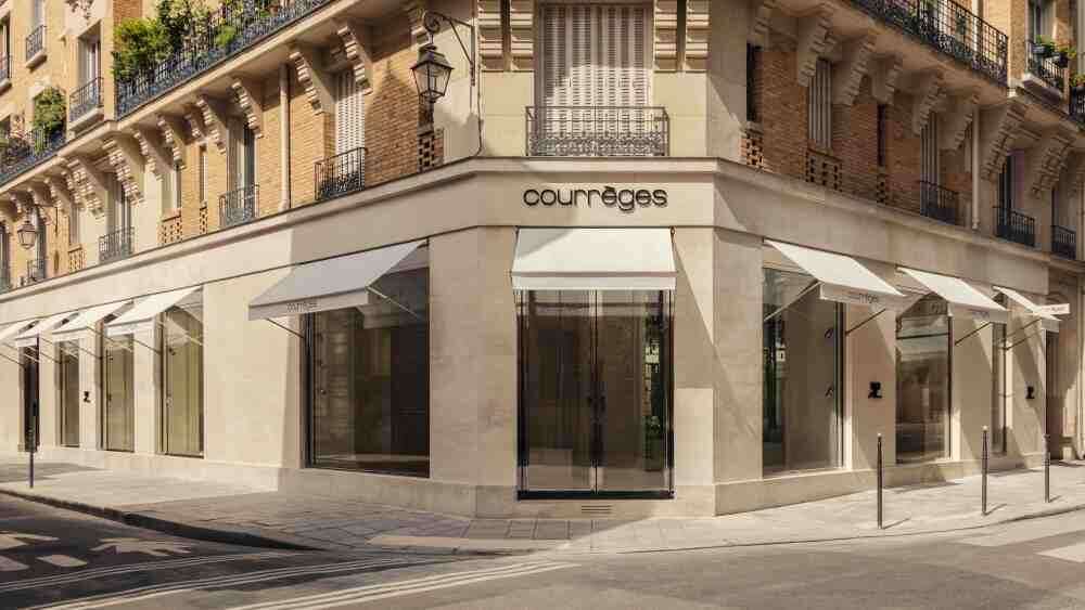 Courrèges’ New Store in Paris Features Club-inspired Spotlights and Mirrored Alcoves