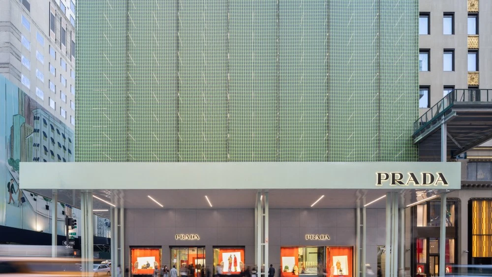 Prada Unveils Dynamic New Facade on Fifth Avenue, Blending Industrial Design With Refined Aesthetics