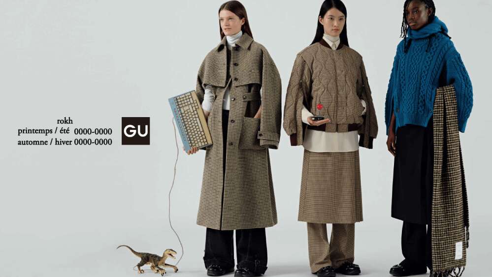 Uniqlo Sister Brand GU and Luxury Label Rokh Team Up for Exclusive Collection