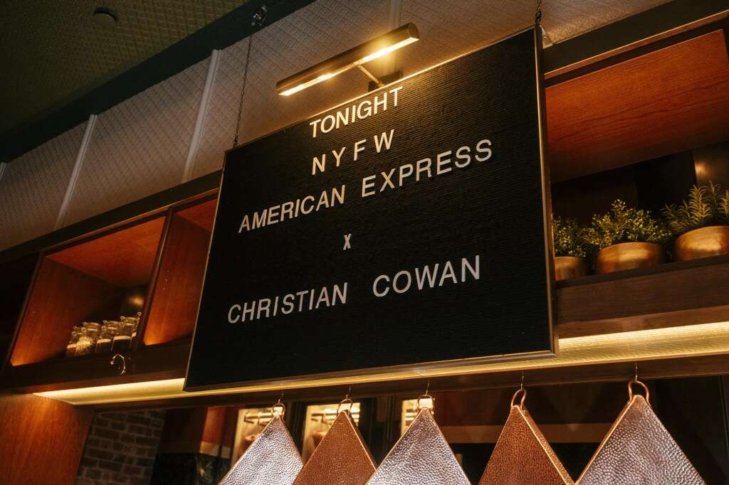 Christian Cowan Partnered With American Express for NYFW