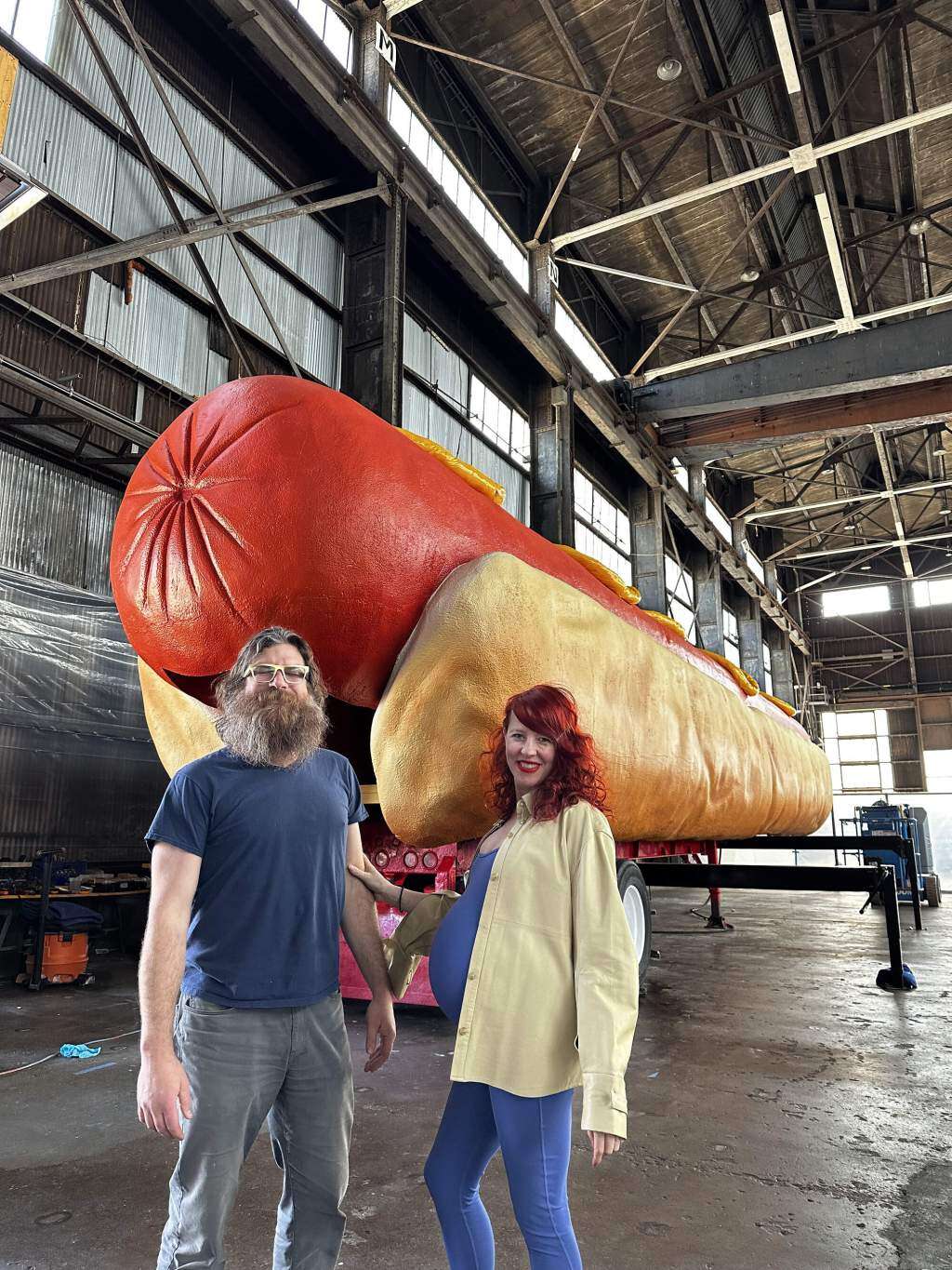 Why Would Anyone Create a 65-foot Hot Dog in Times Square?