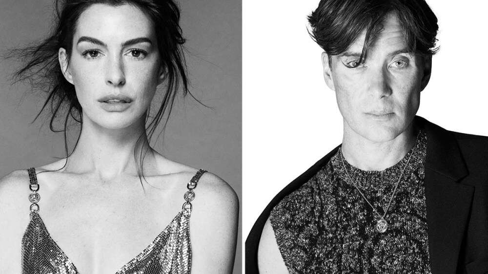 Anne Hathaway and Cillian Murphy ‘Move Beyond the Ordinary’ in New Versace Icons Campaign