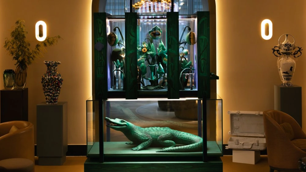 How Bibi van der Velden and Rosewood Amsterdam Turned a Hotel Cart Into a Moving Jewelry Gallery
