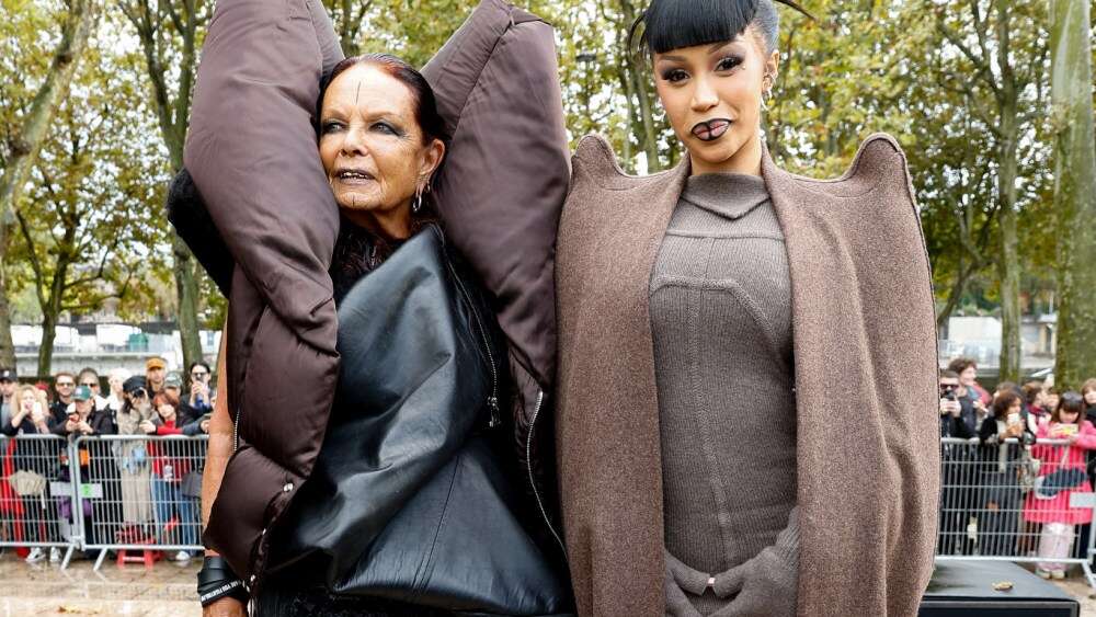 Celebrities Front Row at Rick Owens Spring 2025 Show: Cardi B Shared Advice for Staying Stylish in a Downpour