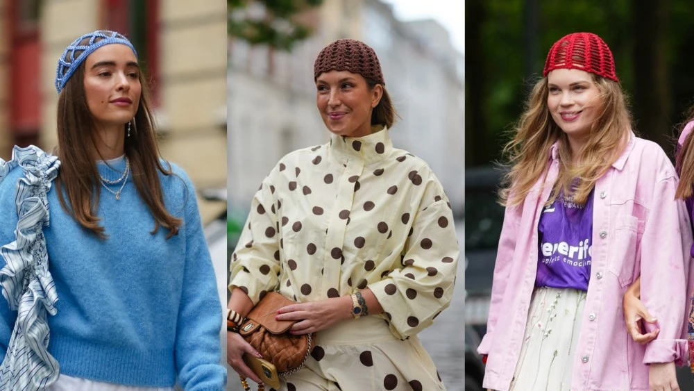 Copenhagen Fashion Week Girls Declare the Crochet Hat a Summer Wardrobe Essential