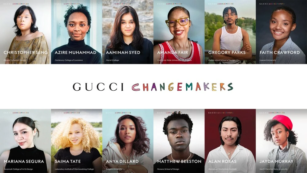 Gucci Provides Money and Mentoring for 12 More Scholars Through Changemakers North America Program