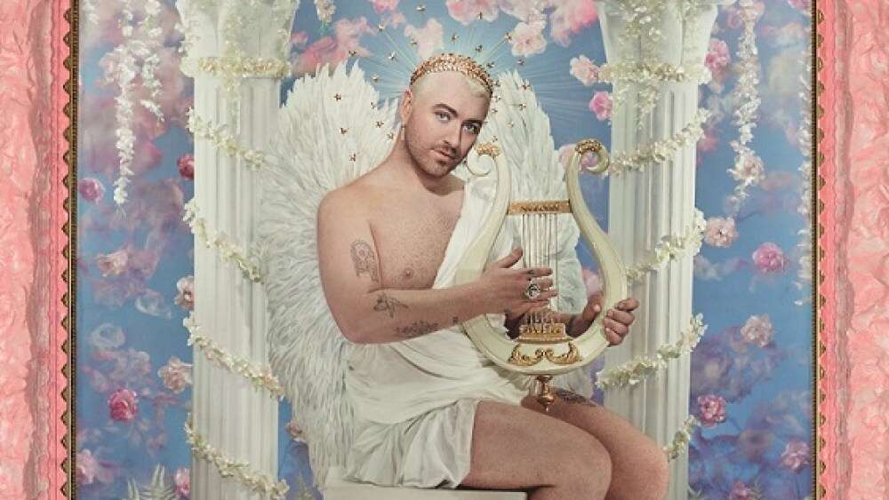 Sam Smith Wears Jonathan Anderson Angel Wings in New Painting at the National Portrait Gallery