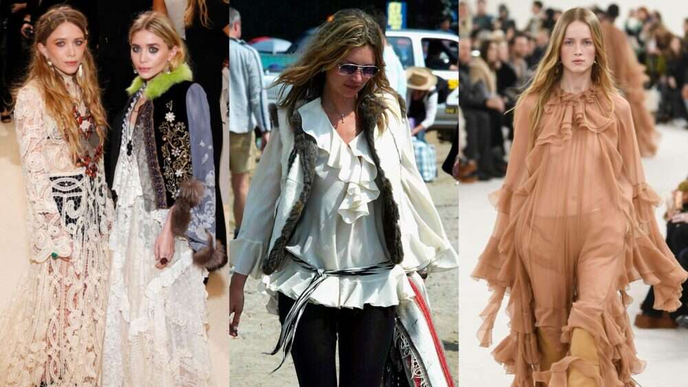 The Evolution of Boho Style: Hippies, Festival Fashion and Chloé’s Runway Revival