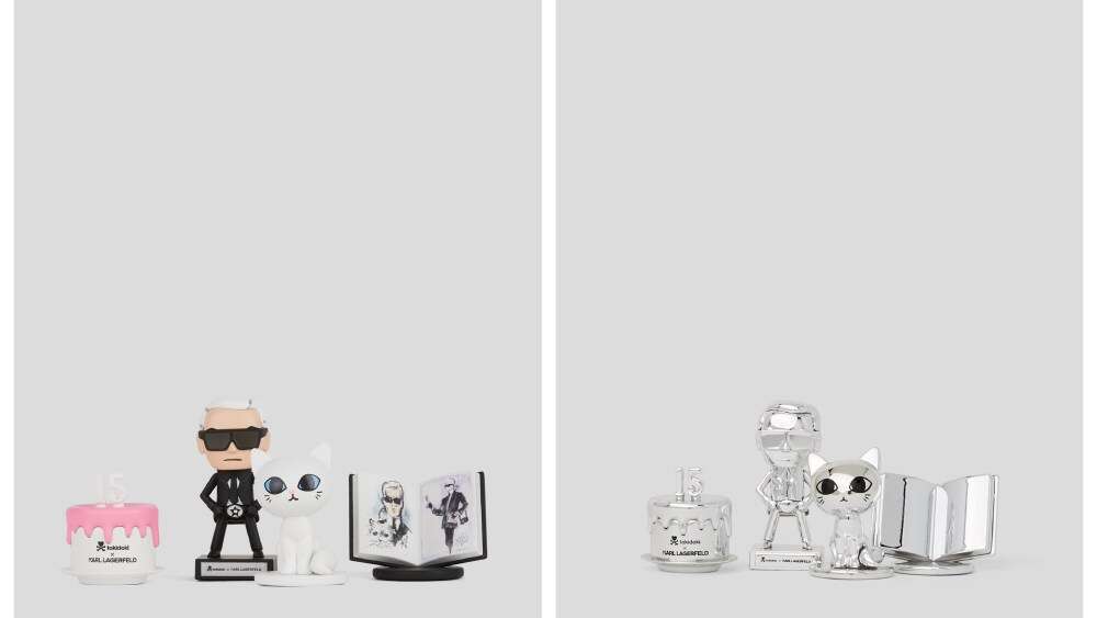 This Karl Lagerfeld Figurine Can Hold a Birthday Cake, a Book – or Choupette