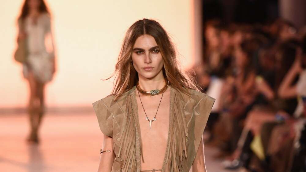 Isabel Marant Spring 2025 Ready-to-Wear: Leggy Boho Warrior Women