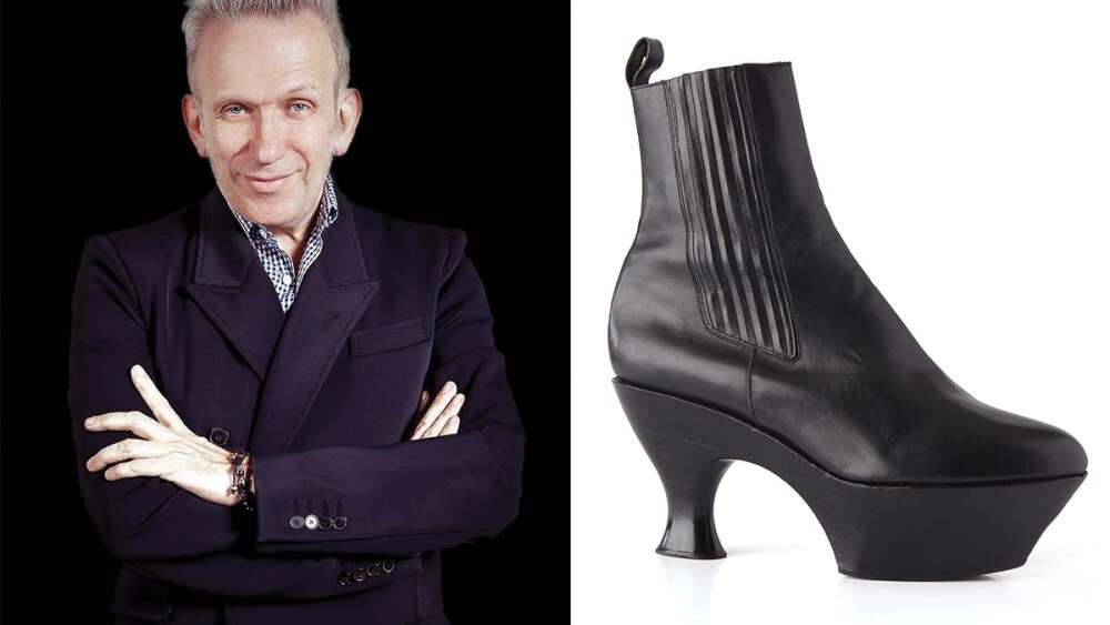 Jean Paul Gaultier’s First Designer Sneaker, Soccer-inspired Heels and More Are Now on Display in France