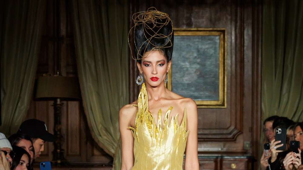 RVDK Ronald Van Der Kemp Spring 2025 Couture Was All Thai-ed Up