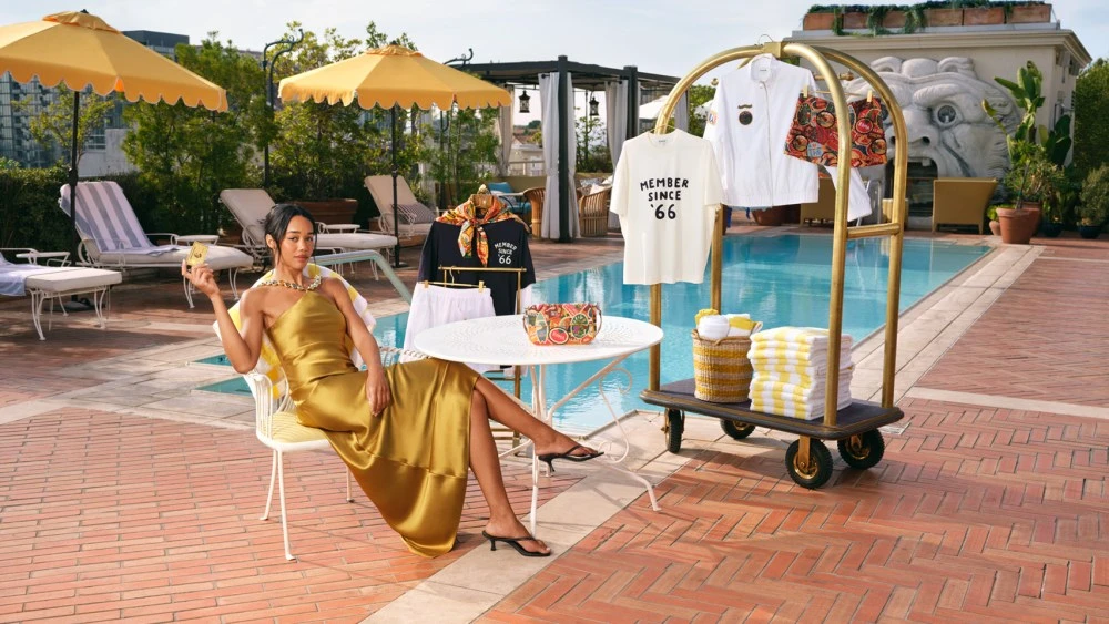 EXCLUSIVE: Staud Partners With Amex on 60th Anniversary of Gold Card Resort Collection