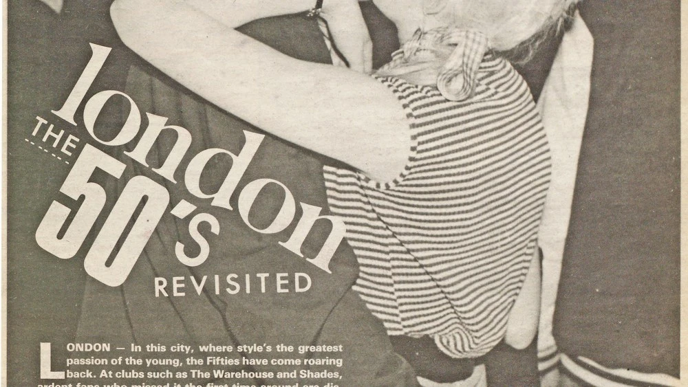 From the Archive: London’s Nostalgia for 1950s American Style