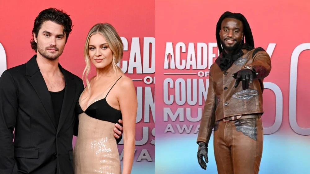 Kelsea Ballerini Embraces Peekaboo Bra Layering Trend, Shaboozey Brings Country Flair in Custom Coach and More Looks at 2025 ACM Awards