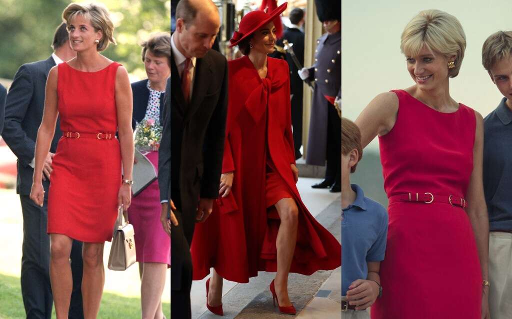 Kate Middleton Hints to Princess Diana’s Red Catherine Walker Dress Featured in ‘The Crown’