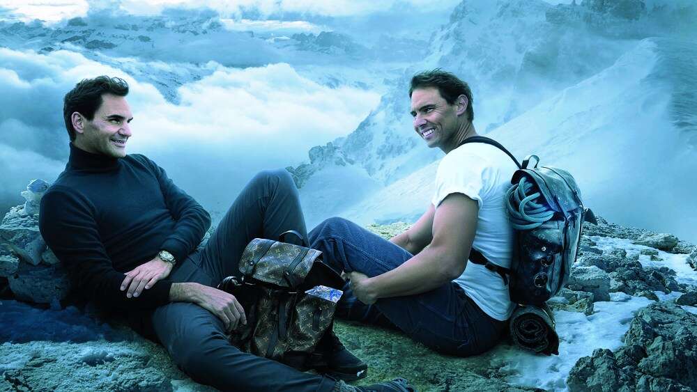 Roger Federer and Rafael Nadal Redefine Rivalry in the Italian Alps for Louis Vuitton’s Latest ‘Core Values’ Campaign