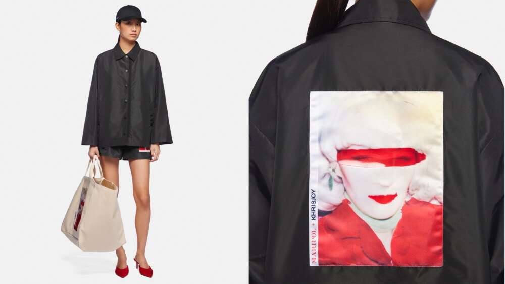 Maripol’s Signature Self-portrait Polaroid Is Now a Piece of Clothing, Courtesy of Khrisjoy