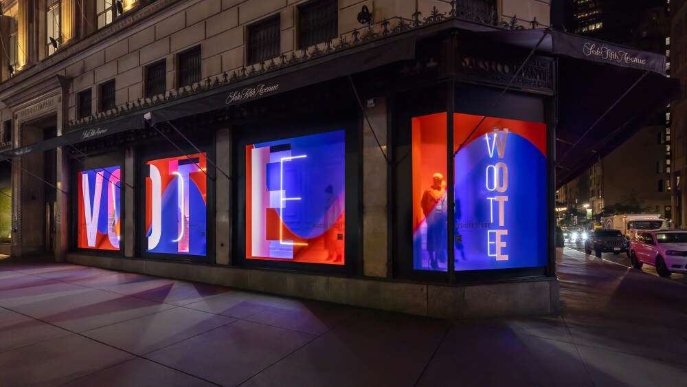 Saks Encourages New York Visitors to Get Out and Vote