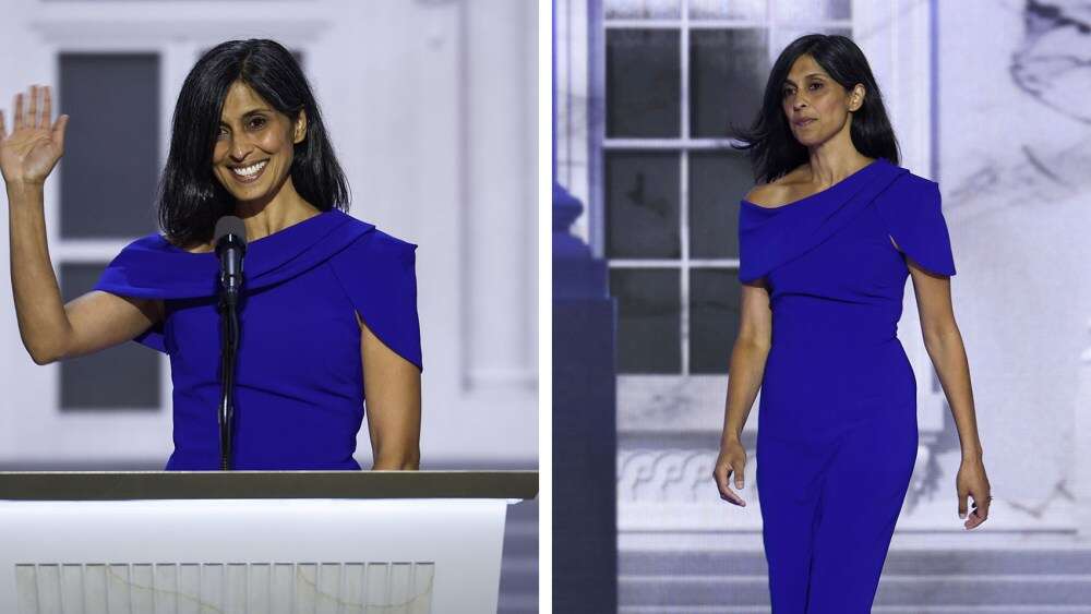 J.D. Vance’s Wife Usha Opts for Off-the-Rack, Cobalt Blue Dress for Speech at the RNC