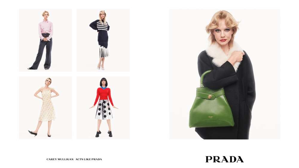 EXCLUSIVE: Prada Taps Carey Mulligan for Spring 2025 Campaign