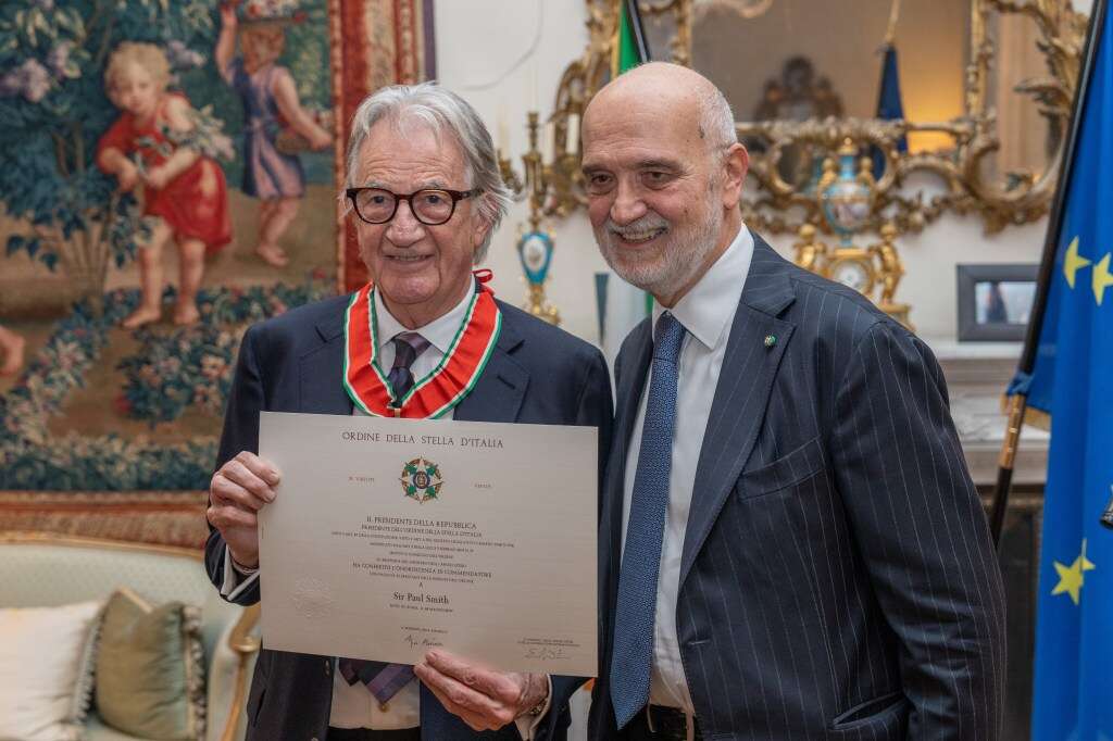 Sir Paul Smith Becomes a Knight Once Again, This Time in Italy