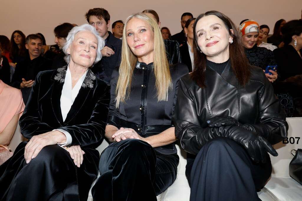 Glenn Close Talks ‘The New Look,’ Reunites With Juliette Binoche at Armani Privé