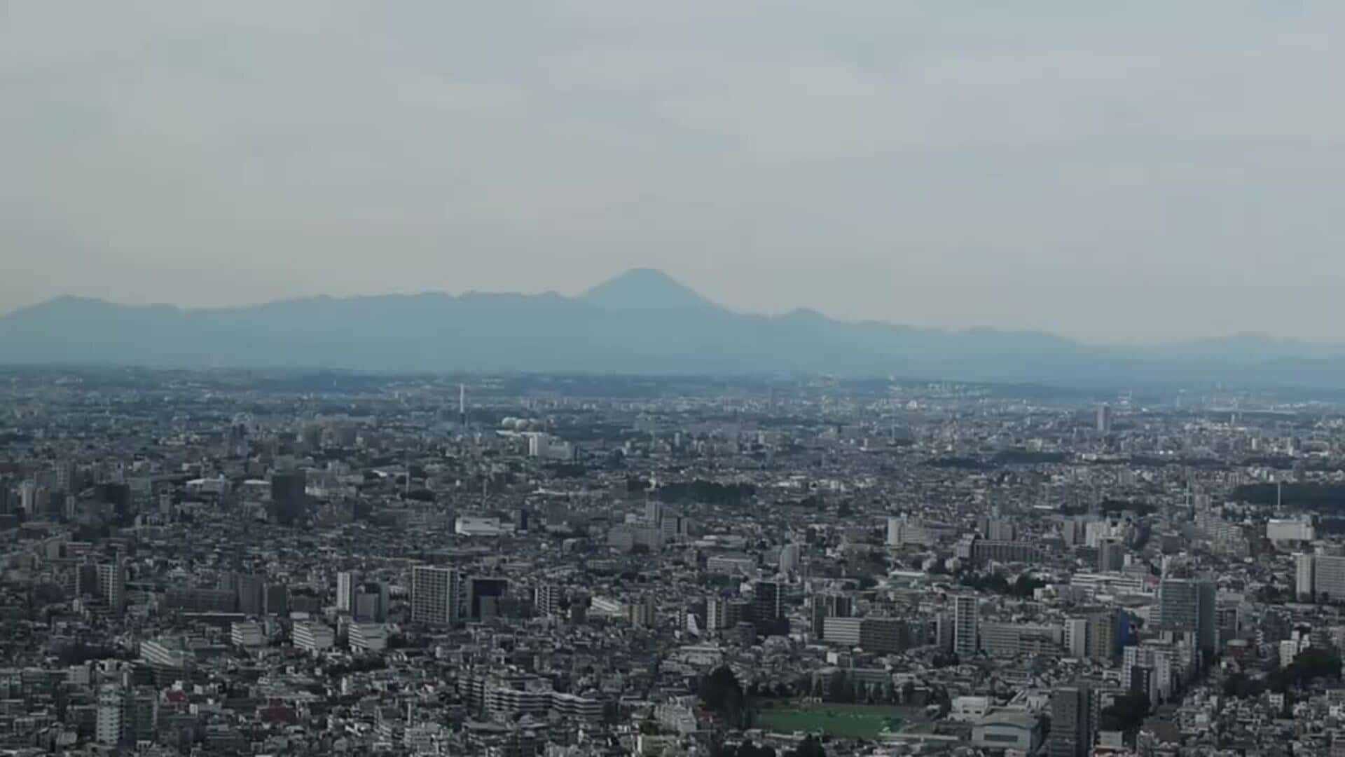 El monte Fuji permanece sin nevadas en la fecha más tardía en 130 años