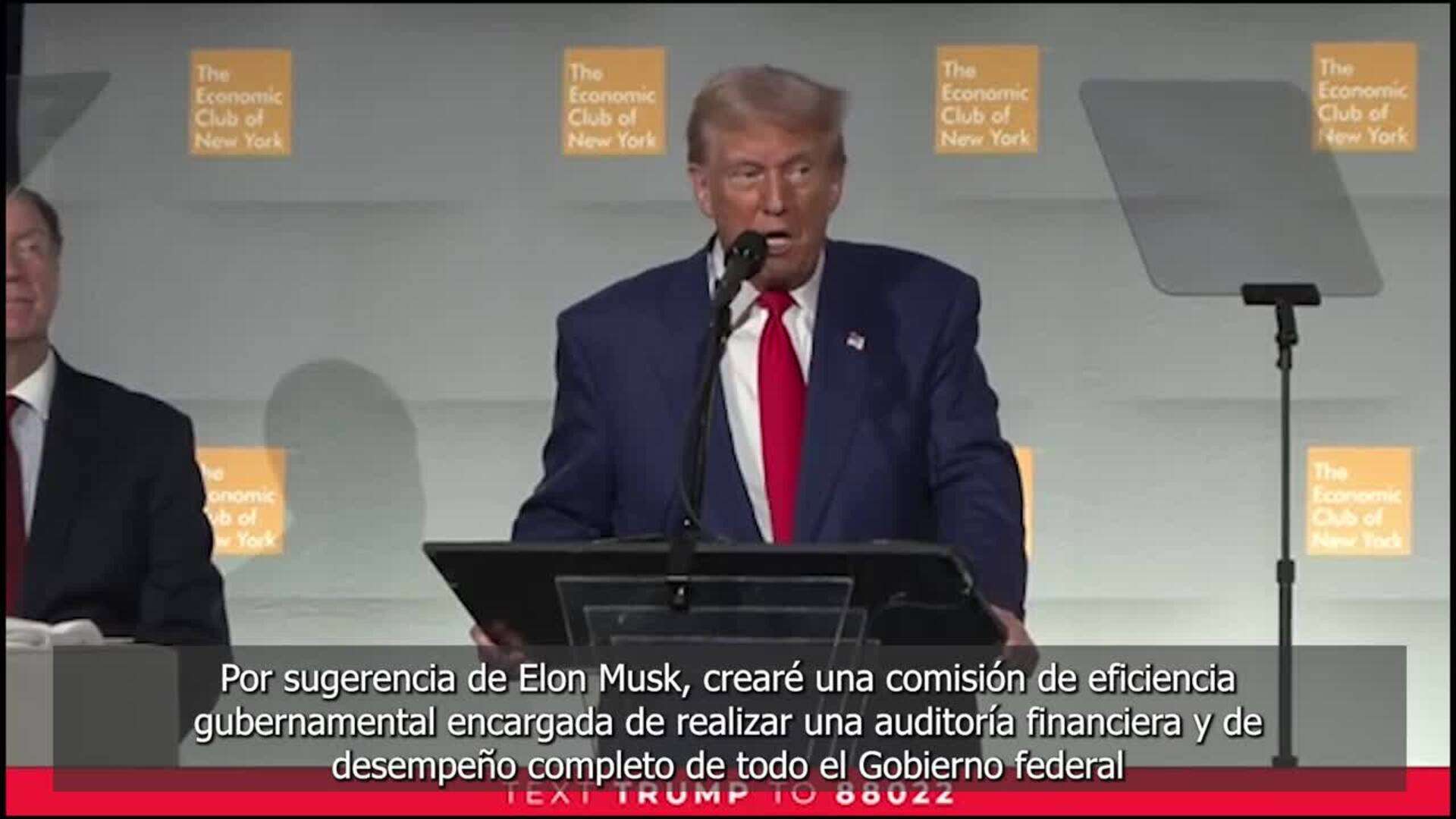 Trump designará a Elon Musk para liderar un comité que audite las medidas del Gobierno si gana