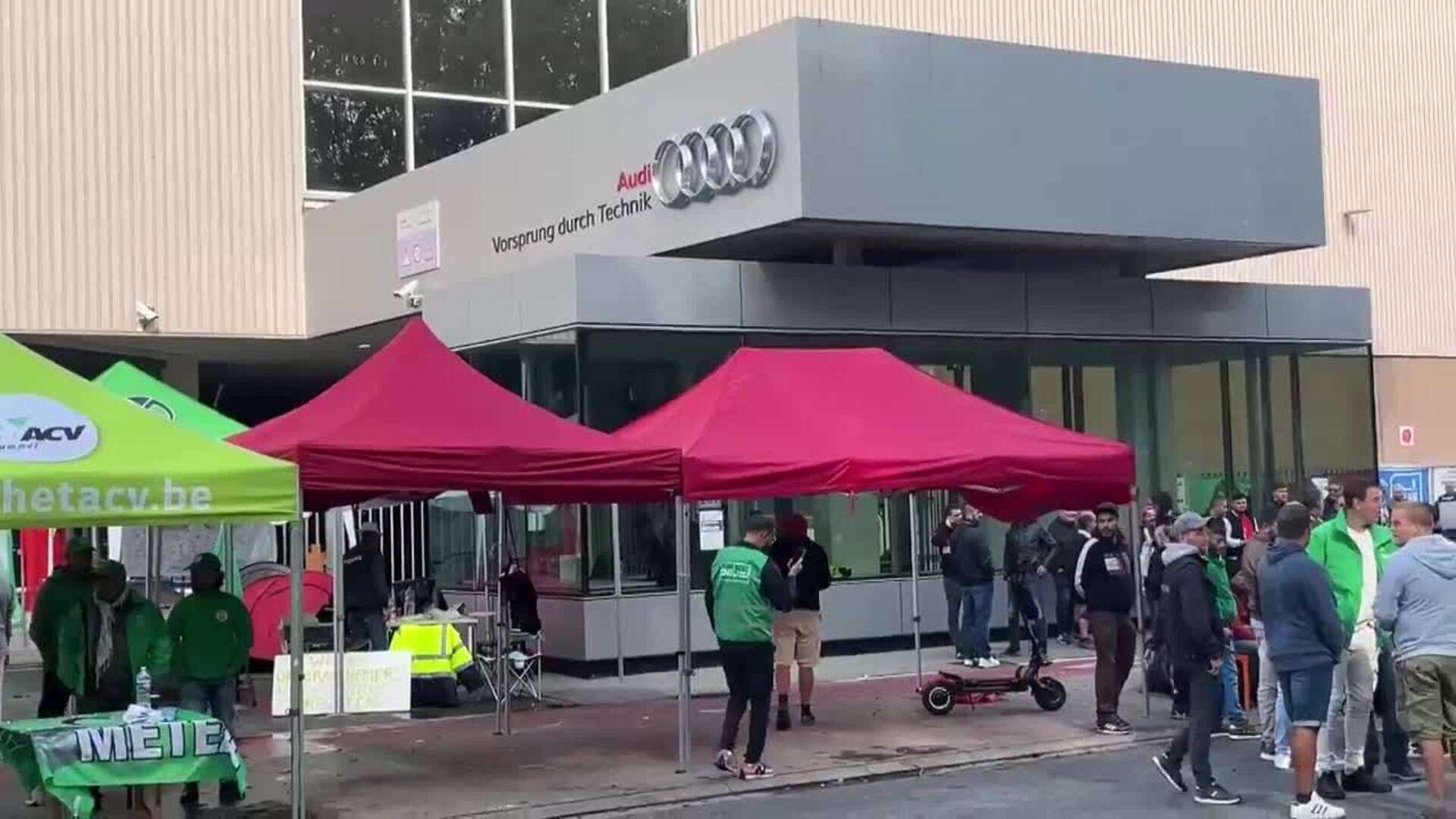 Sin acuerdo a la vista entre los trabajadores y los directivos de Audi en Bruselas