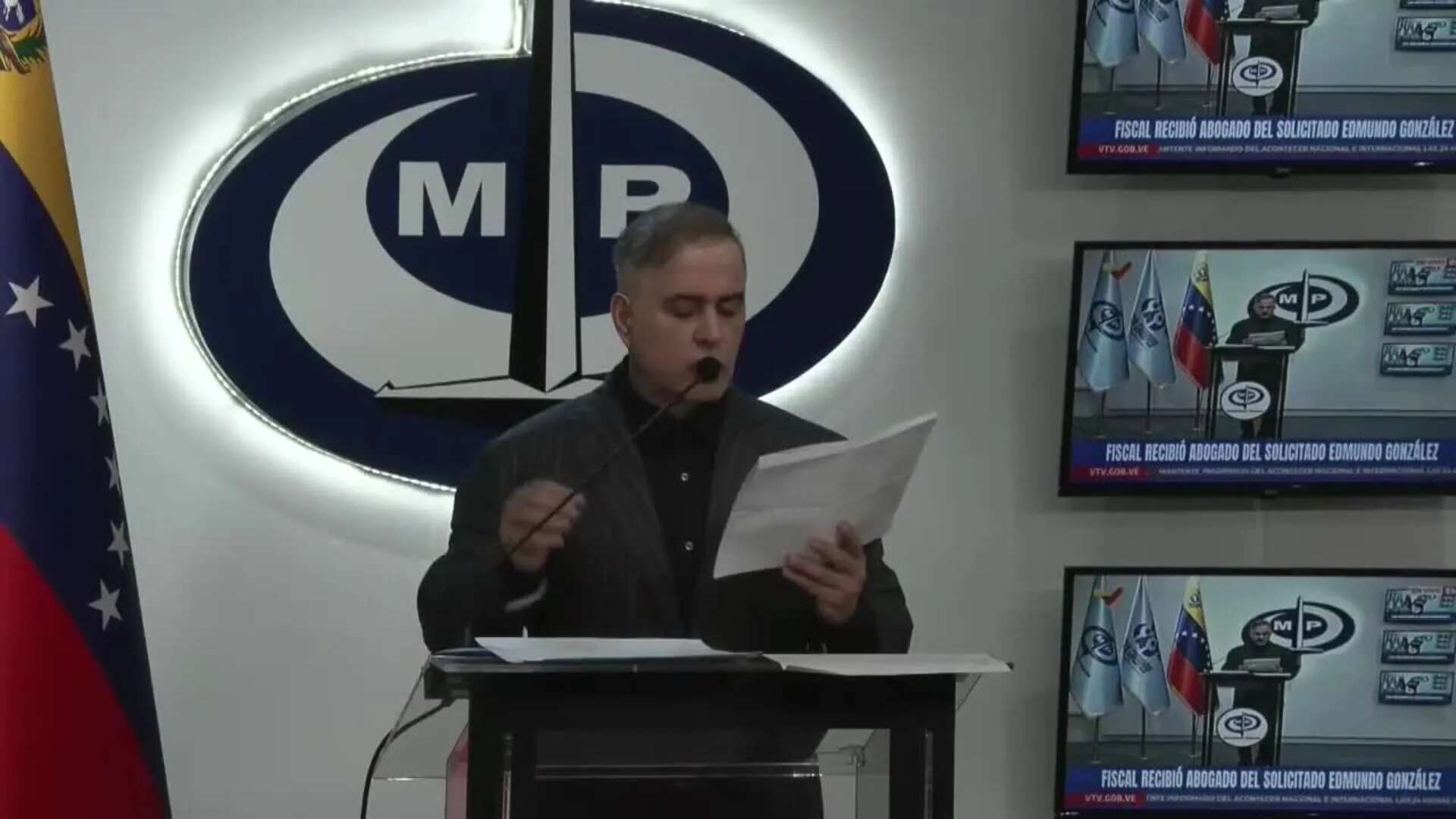 Fiscal venezolano mantiene vigente la orden de aprehensión contra González Urrutia