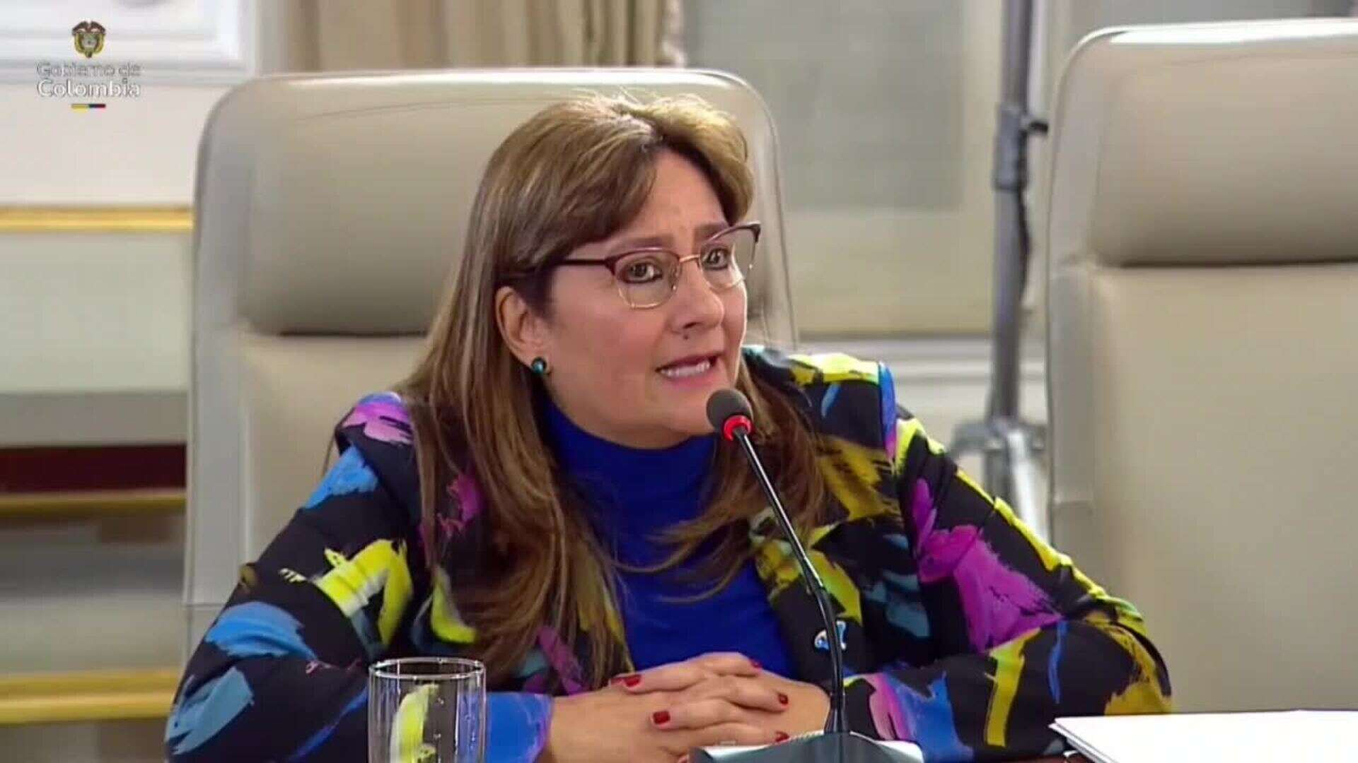 Ministra de Justicia de Colombia reclama a Petro más seguridad y luchar contra corrupción