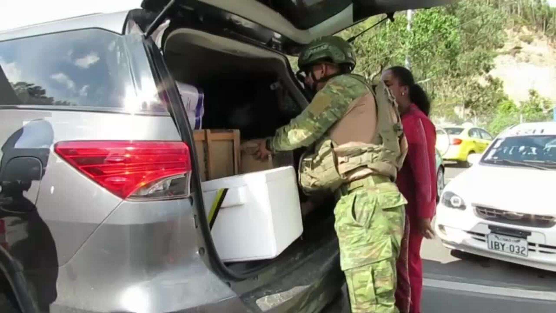 Militares de Ecuador refuerzan fronteras con Colombia y Perú antes del cierre por comicios