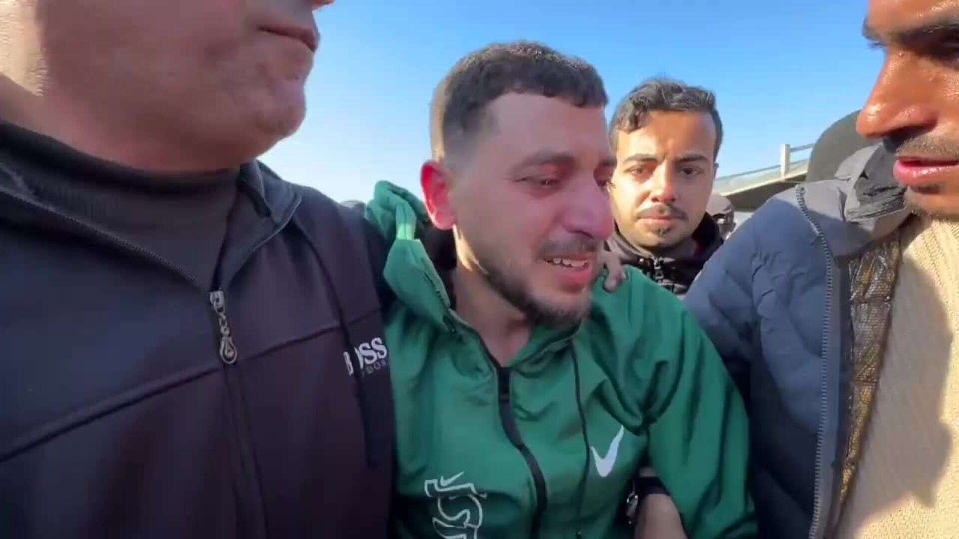 Unos 140 detenidos y presos palestinos son liberados en Jan Yunis, Gaza