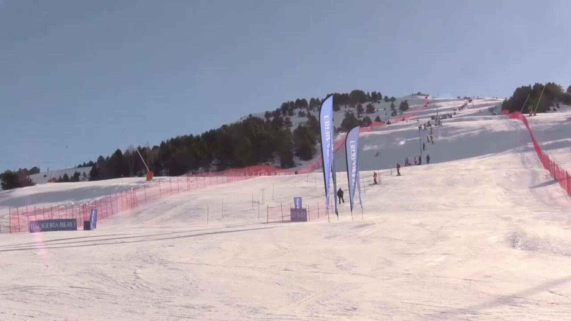 Los españoles con más opciones en el Mundial de Esquí ultiman su preparación en Baqueira Beret