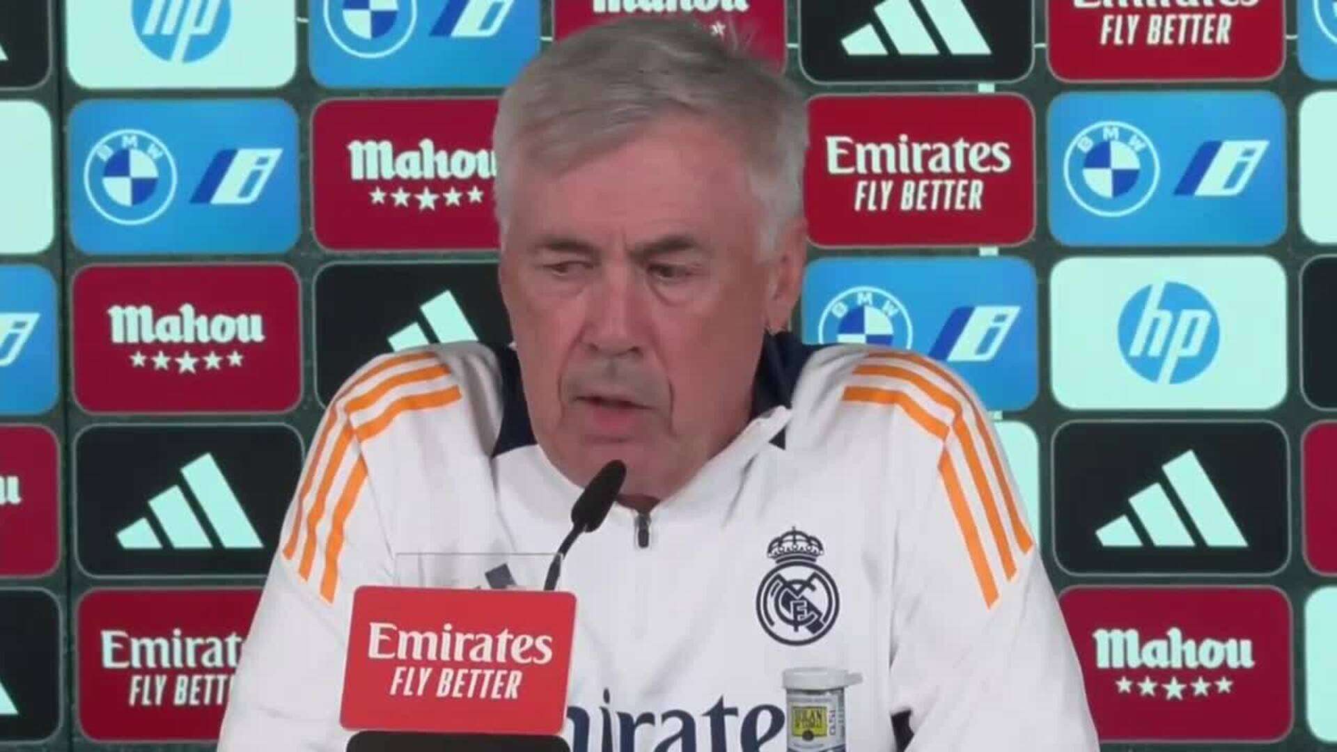 Ancelotti sintió 