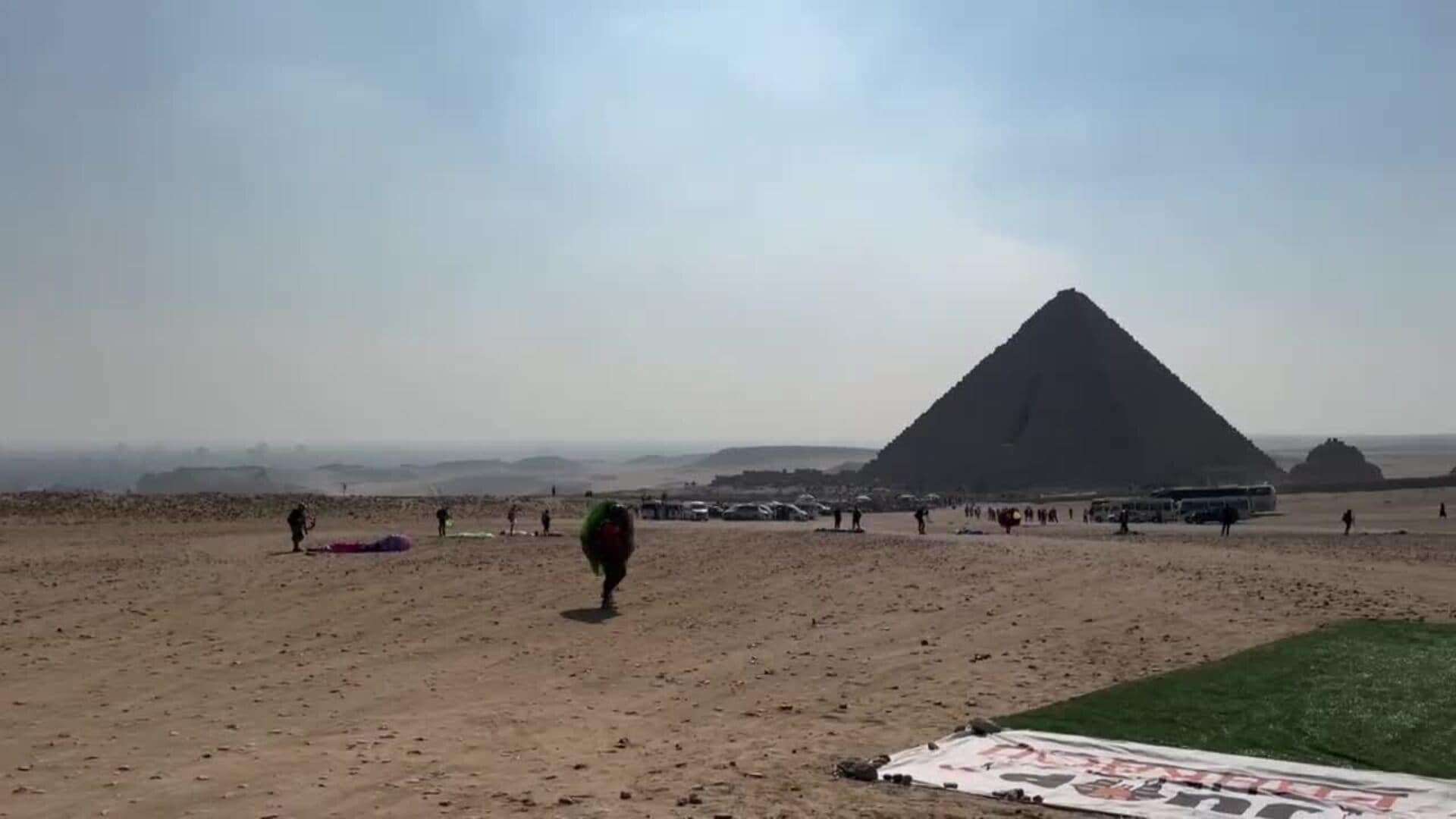 Arranca la 7ª edición del Festival Internacional de Paracaidismo de Egipto