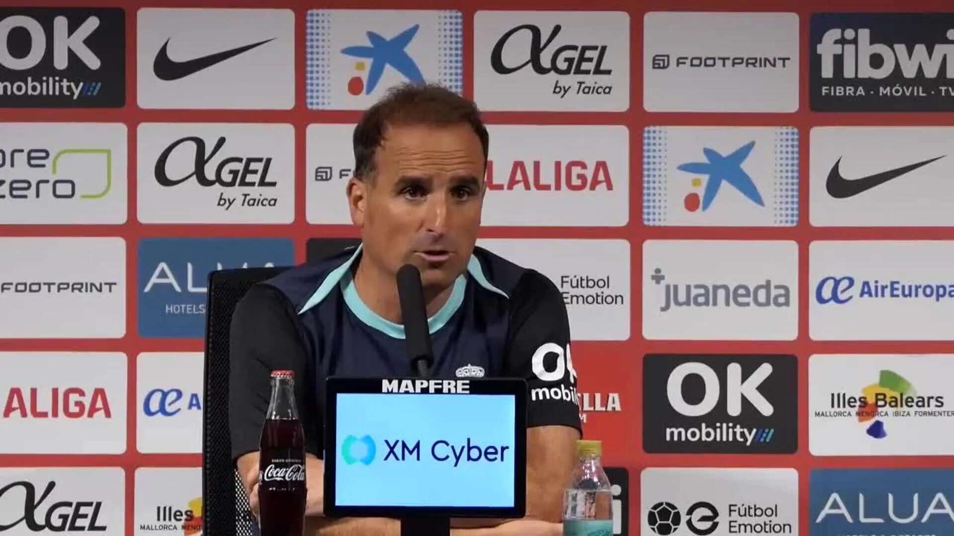 Rueda de prensa del entrenador del Mallorca, Jagoba Arrasate