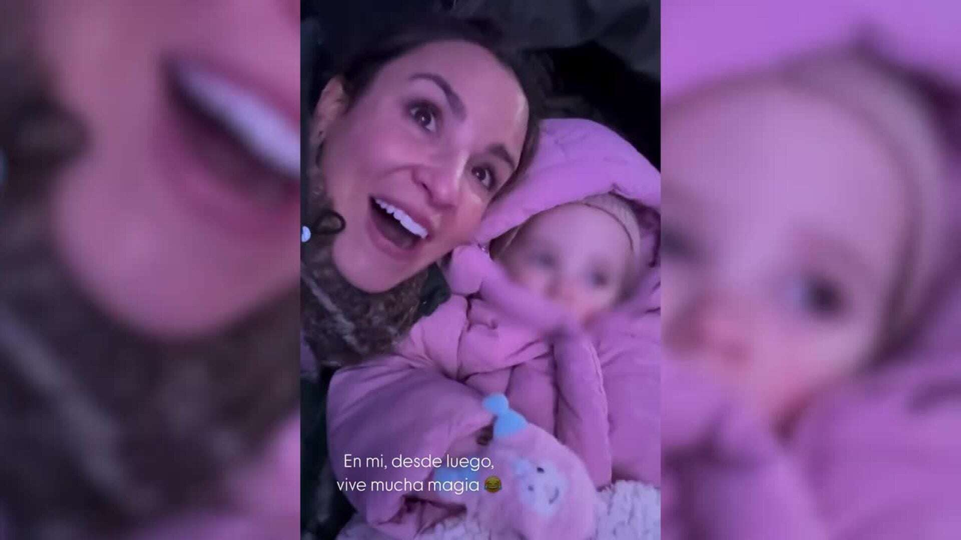 Marta y María Pombo disfrutan con sus familias en Disneyland París