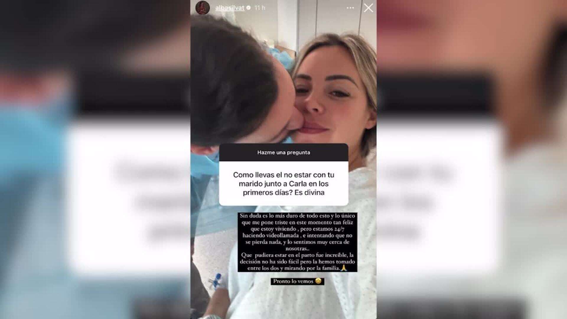 Alba Silva desvela detalles de sus primeros días como mamá y detalla su futuro próximo