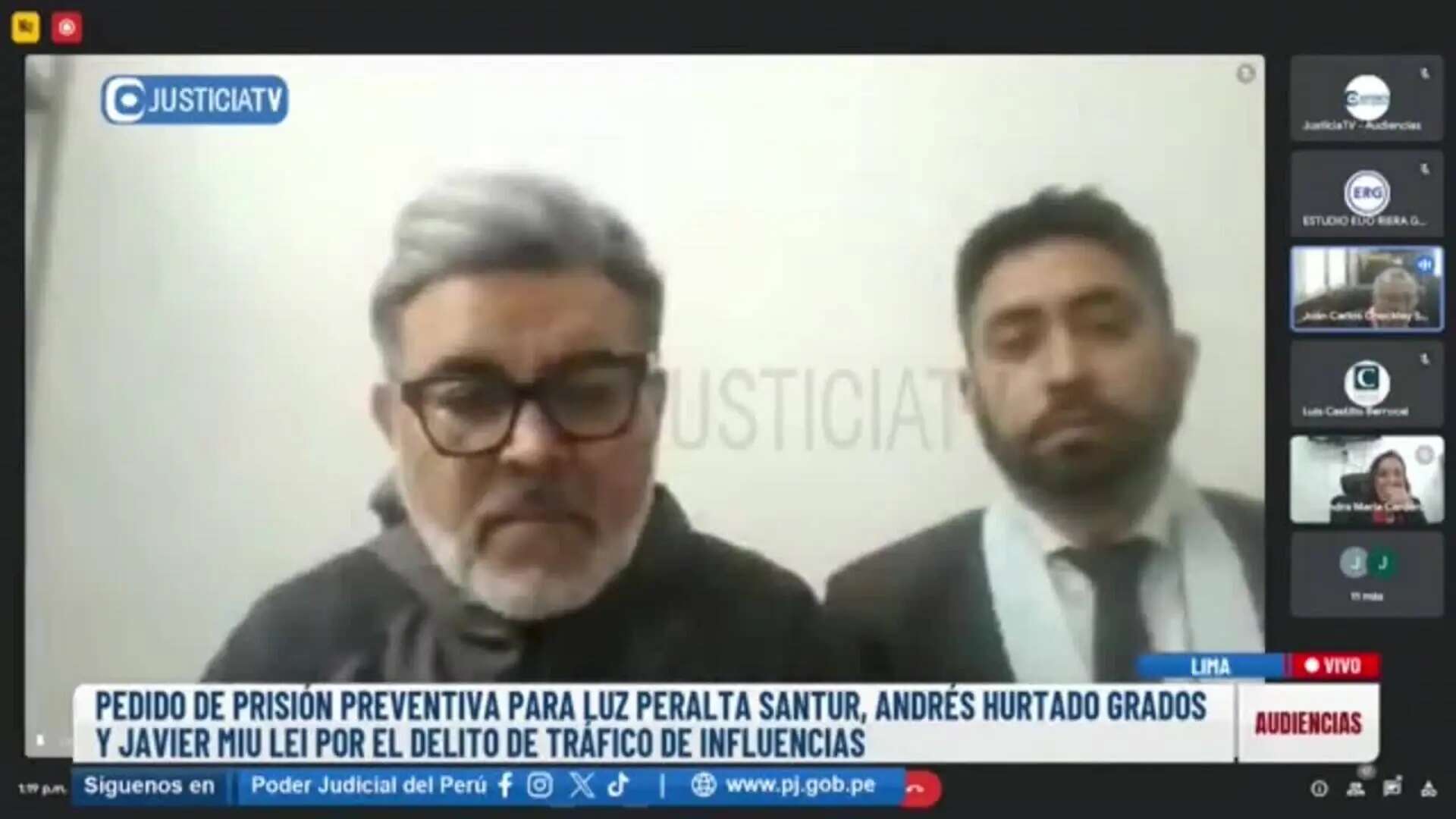 La Fiscalía de Perú sustenta pedido de prisión para estrella de TV por lavado de activos