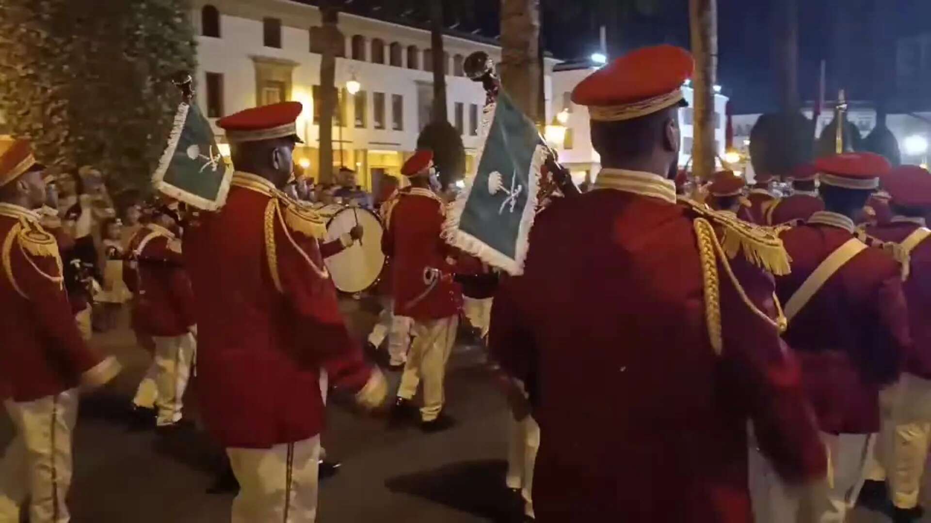 Primera jornada del Festival Internacional de Música Militar que se celebra en Rabat