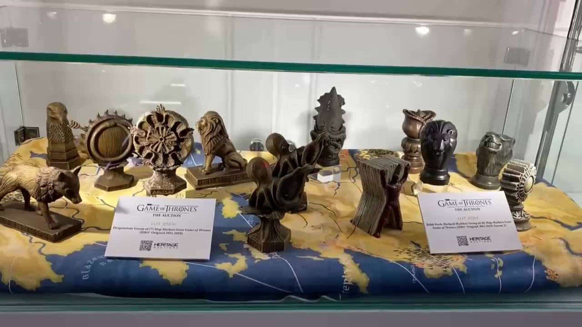 Heritage Auctions expone objetos de la serie Juego de Tronos antes de su subasta