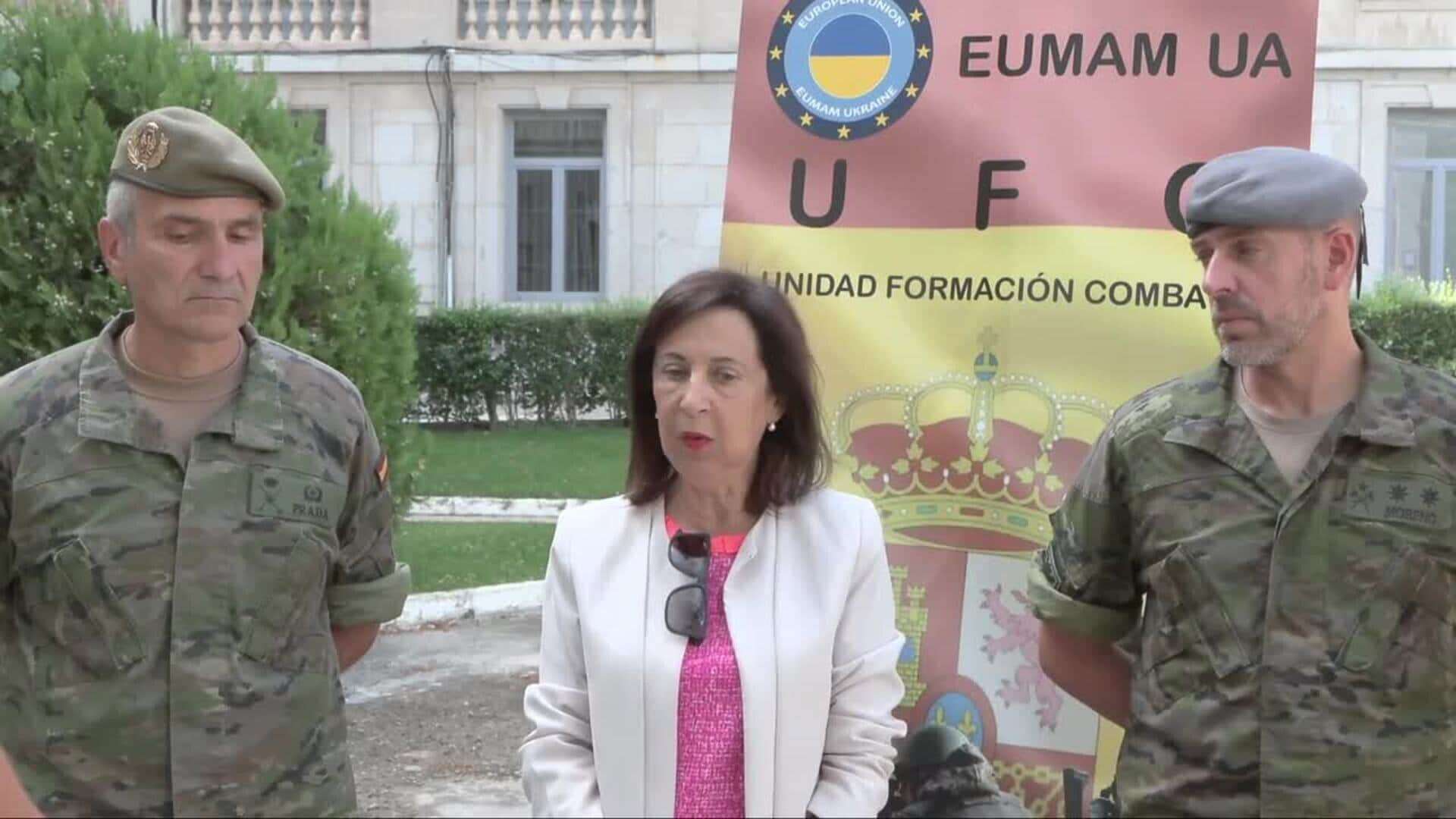 Robles destaca la labor del contingente español en el Líbano