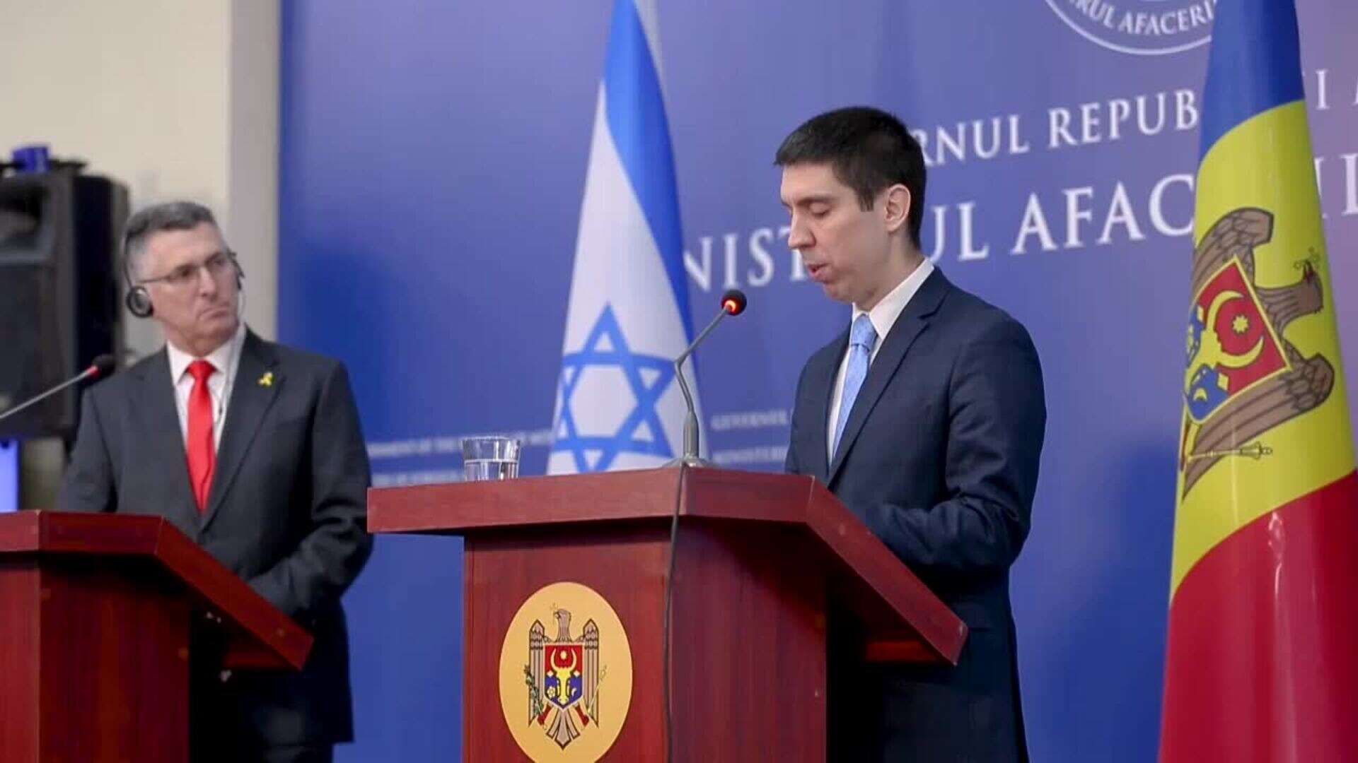 El ministro de Asuntos Exteriores israelí visita Moldavia